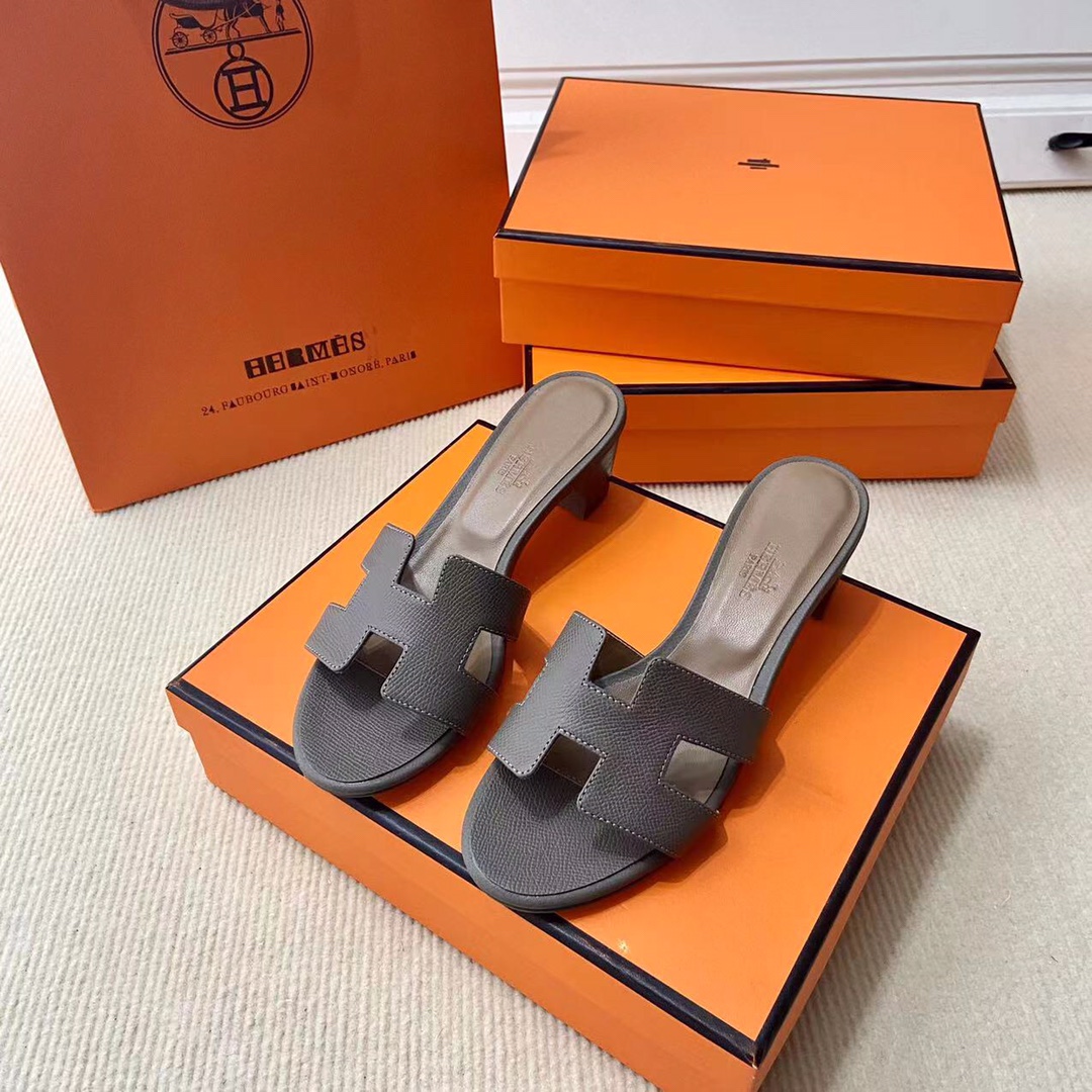 에르메스 올수공 오아시스 슬리퍼 샌들 앱송 37